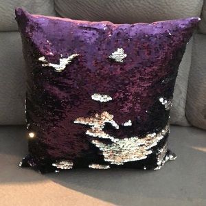 Mermaid throw pillow